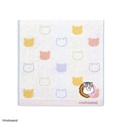 43-0230080 [モフサンド ドーナツにゃん 25cm×25cm ピンク タオルハンカチ]