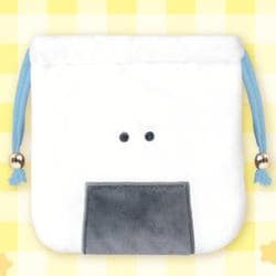 ML0019-B つぶらな瞳の仲間達 ダイカット巾着 おにぎり