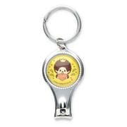 MC-041 モンチッチ ガラス爪切り レッツ!パーティモンチッチ モンチッチくん