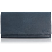 22269307 [EDWIN エンボスロゴ レトロ合皮 長財布 NAVY]