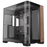 E-ATX対応 ピラーレスPCケース ブラック C8 Curve Wood