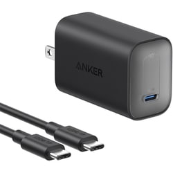USB急速充電器 Anker Nano Charger （100W） with USB-C ＆ USB-C ケーブル USB PD（パワーデリバリー）対応 100W USB-C×1 ブラック B2679N11
