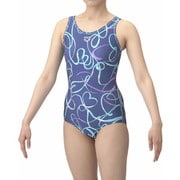 フィットネスワンピース レディース 水着 ブルー×パープル（BLPP） XOサイズ AS5SWF20L