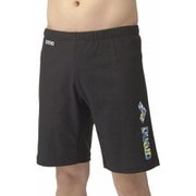 フィットネススパッツ メンズ 水着 ブラック×ブルー(BKBL) Lサイズ AS5SWF68M