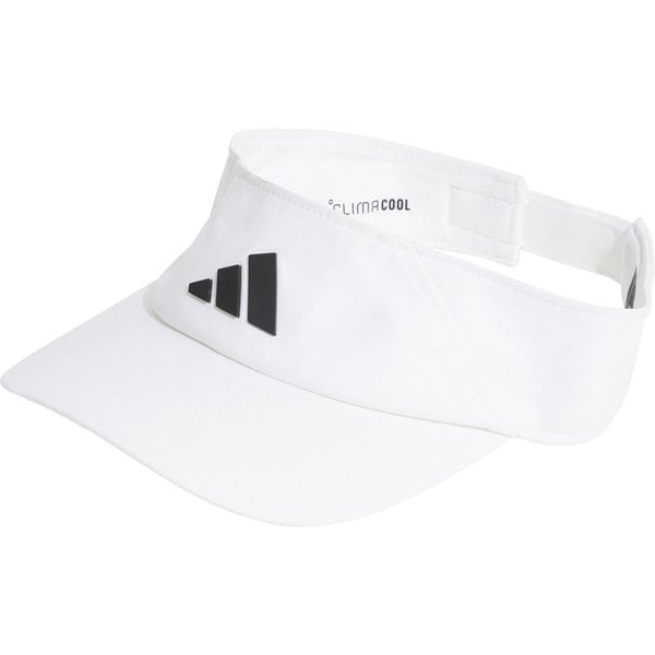 クライマクール バイザー スポーツウェア サンバイザー White/Black（JN6085） OSFXサイズ（57-60cm） KQC80