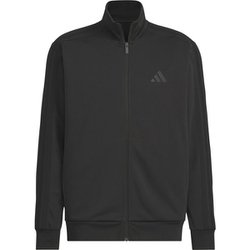 スリーストライプス レギュラーフィット ダブルニット トラックジャケット メンズ ジャージ トップス Black/Black（JV6980） J/Lサイズ JZR00