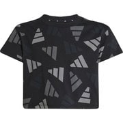 KCLBRTNクロップTシャツ キッズ トップス 半袖 BK J130サイズ KTD35