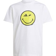 KSMILEYTシャツ キッズ トップス 半袖 WT/カーボン J140サイズ KPO38