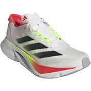 アディゼロ ボストン 12 レディース ランニングシューズ Cloud White/Core Black/Lucid Red 25.5cm JQ2554