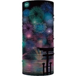 オリジナル エコストレッチ ORIGINAL ECOSTRETCH 593801 HANABI 0401-BLACK [アウトドア ネックゲイター]