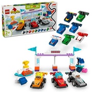 10445 LEGO（レゴ） デュプロ デュプロのまち F1（R） レースカーとドライバー [ブロック玩具]