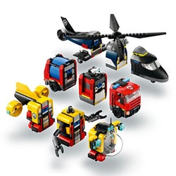 LEGO City Helicopter, Fire Truck & Submarine Combo 60462