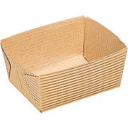 ベーキングトレー 茶無地CT-8734(50枚入) WBC4403