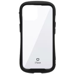 41-983300 [iPhone 15/14/13用 iFace Reflection 強化ガラスクリアケース ブラック]