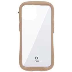 41-983331 [iPhone 15/14/13用 iFace Reflection 強化ガラスクリアケース ベージュ]