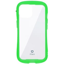 41-983379 [iPhone 15/14/13用 iFace Reflection Neo 強化ガラスクリアケース クリアグリーン]