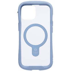 41-983461 [iPhone 15/14/13用 iFace Reflection MagSafe対応 強化ガラスクリアケース ペールブルー]