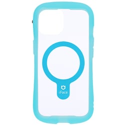 41-983478 [iPhone 15/14/13用 iFace Reflection Neo MagSafe対応 強化ガラスクリアケース クリアブルー]