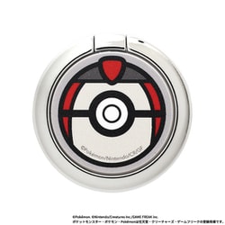 41-984420 [iFace ホールドリング Finger Ring Holder フラットタイプ ポケットモンスター タイマーボール]