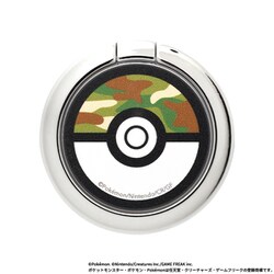 41-984444 [iFace ホールドリング Finger Ring Holder フラットタイプ ポケットモンスター サファリボール]