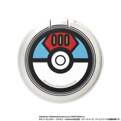 41-984475 [iFace ホールドリング Finger Ring Holder フラットタイプ ポケットモンスター ルアーボール]