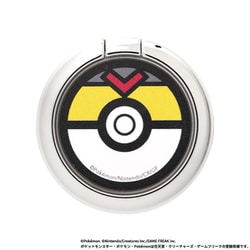 41-984482 [iFace ホールドリング Finger Ring Holder フラットタイプ ポケットモンスター レベルボール]