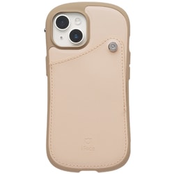 41-984949 [iPhone 15/14/13用 iFace First Class カードポケットケース ベージュ]