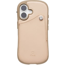 41-984970 [iPhone 16用 iFace First Class カードポケットケース ベージュ]