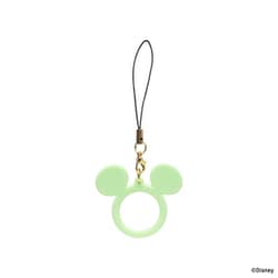 669-985236 [シリコンリングストラップ ディズニーキャラクター ミッキーアイコン グリーン]
