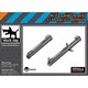 HAU3D35025 1/35 M72 LAW使い捨て対戦車ロケット弾発射機 6個入 [プラモデル用パーツ]