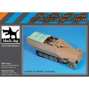 HAUT35269 1/35 Sd.Kfz.251/9 Ausf.D 天幕 （タミヤ用） [プラモデル用パーツ]