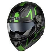 フルフェイスヘルメット FF-COMFORT GT-Z マットブラック×グリーン XL