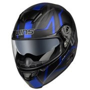 フルフェイスヘルメット FF-COMFORT GT-Z マットブラック×ブルー L