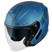 ジェットヘルメット G-FORCE SS JET STEALTH typeC 01.サマルカンドブルー XL