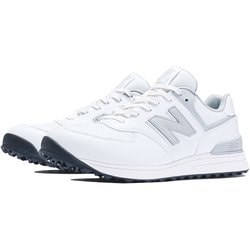 UGS574 [ゴルフシューズ メンズ 25S_574 V3 SL スパイクレス 25.5cm WHITE/SILVER]