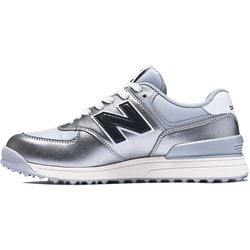 未使用24.5cm 2E ニューバランスゴルフWGS574S3 ホワイトシルバー New Balance ニューバランス レディース スニーカー WGS574