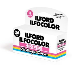 ILFOCOLOR（イルフォカラー） ヴィンテージトーン 400プラス カラーネガフィルム 35mm 36枚撮り 3本パック 800009