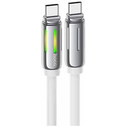PD60W RGB Type-C to Type-Cケーブル 1.2m ホワイト U136-CC-WH