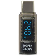 TCTC-DSP240-SBK [USB4対応 TYPE-C 電力ディスプレイ240W スケルトンブラック]