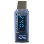 TCTC-DSP240-SBL [USB4対応 TYPE-C 電力ディスプレイ240W スケルトンブルー]