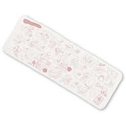 coco sauna How to スリムバスタオル ピンクベージュ 24P44993