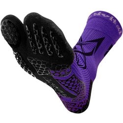 PRO ダブルエックス メンズ ランニングウェア ソックス パープル L-LLサイズ（26-29cm）