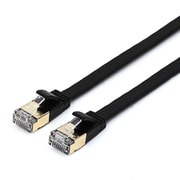 フラットLANケーブル CAT.8準拠 0.5m ブラック JTLAN8-F05BK