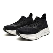 ミズノ ネオ ゼン ユニセックス ランニングシューズ ブラック×ホワイト（05） 28.5cm J1GC2528