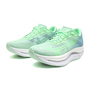 ウエーブリベリオンフラッシュ2 レディース ランニングシューズ ミントグリーン×ホワイト(91) 24.5cm J1GD2435