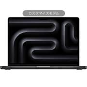MacBook Pro 14インチ M4チップ(10コアCPU/10コアGPU/16コアNeural Engine)/32GBユニファイドメモリ/1TB SSD/Touch ID搭載バックライトMagic Keyboard 英語(US)/スペースブラック カスタマイズモデル(CTO) Z1JR000GE