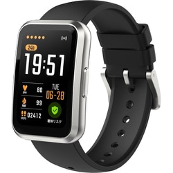 aiwa band スマートバンド/1.64インチ AMOLED（有機EL）液晶 / 心拍・血中酸素計測 / 暑熱リスク検出 / スマートフォン連携 / IP67対応 JA3-SMB0001