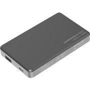 JOVY SSPBシリーズ 準固体電池モバイルバッテリー 10000mAh ブラック HW-SSPB100BKF