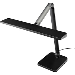 LEDデスクライト JIS規格 AA形準拠 Ra93 広く照らせる横幅35cmセード ODS-LDR5KK