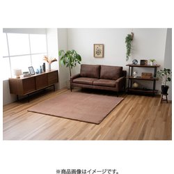 ファンファーカチオンラグ ファリー 200x240cm セピアブラウン